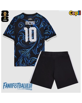 Argentina Lionel Messi #10 Echipament de Fotbal Replică Mondial 2026 Copii Deplasare (+ Șorturi)